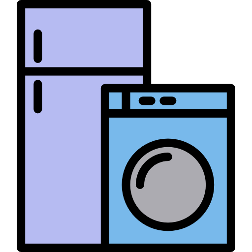 Appliances srip Lineal Color icon