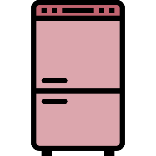 refrigerador srip Lineal Color icono