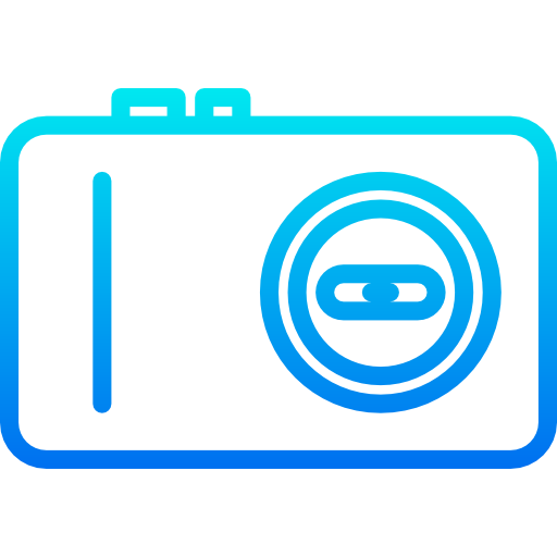 telecamera srip Gradient icona