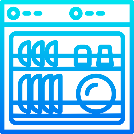 食器洗い機 srip Gradient icon