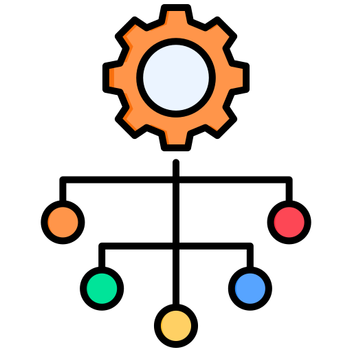 diagrama Generic color lineal-color icono