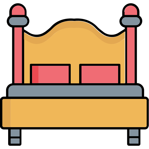 cama Generic color lineal-color icono