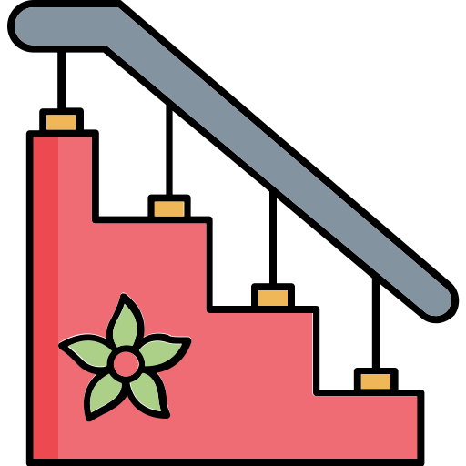 Лестница Generic color lineal-color иконка