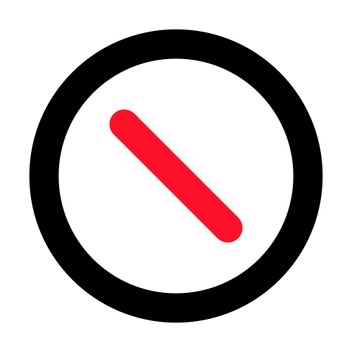 금지 Generic color outline icon