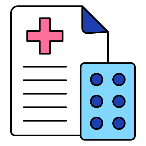 prescripción Generic color lineal-color icono