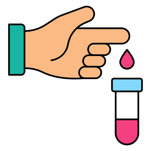 tubo de muestra Generic color lineal-color icono