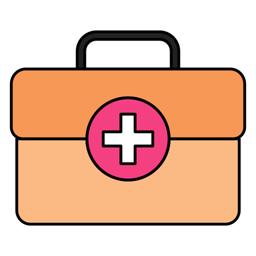 bolsa de primeros auxilios Generic color lineal-color icono