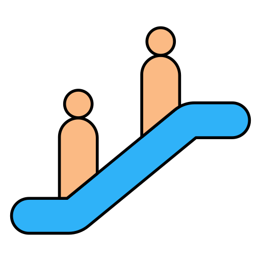 rolltreppe Generic color lineal-color icon