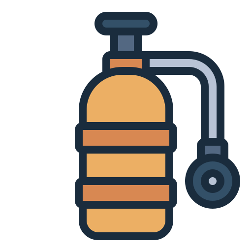 Oxygen Tank Generic color lineal-color icon