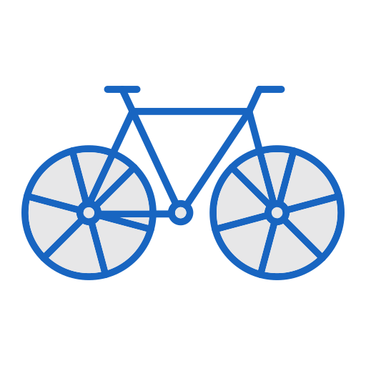 vélo Generic color lineal-color Icône