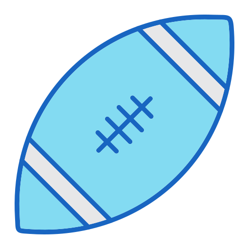 piłka do rugby Generic color lineal-color ikona
