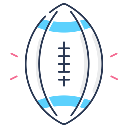 rugby Generic color lineal-color icono