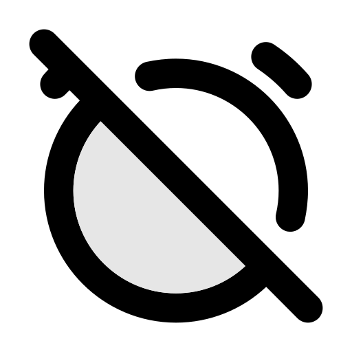 アラームオフ Generic color lineal-color icon