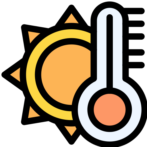 heiße temperatur Generic color lineal-color icon