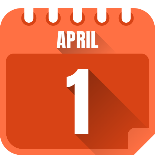 April 1 Generic gradient fill icon