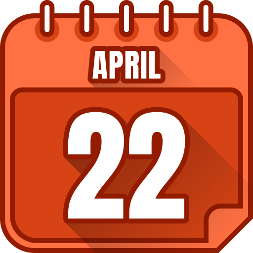 22 kwietnia Generic gradient lineal-color ikona