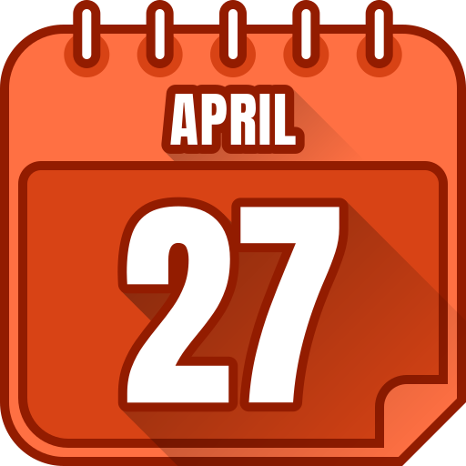 27 kwietnia Generic gradient lineal-color ikona