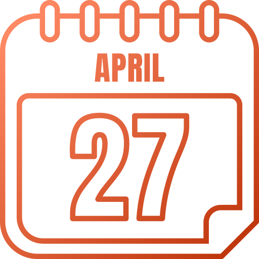 27. april Generic gradient outline icon