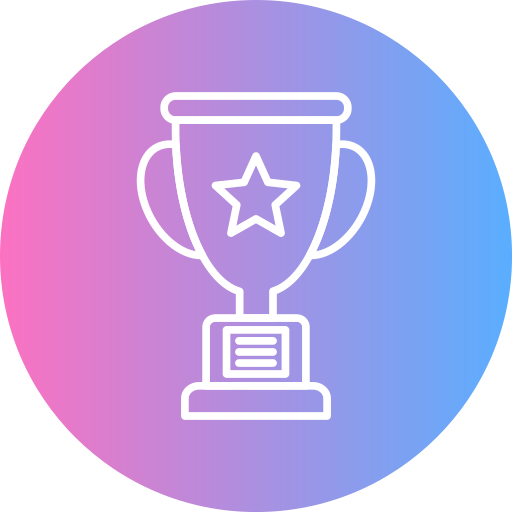 Award Generic gradient fill icon