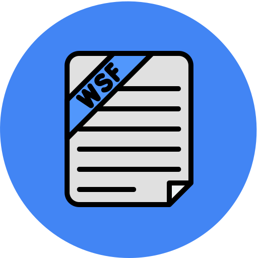 wsfファイル Generic color lineal-color icon