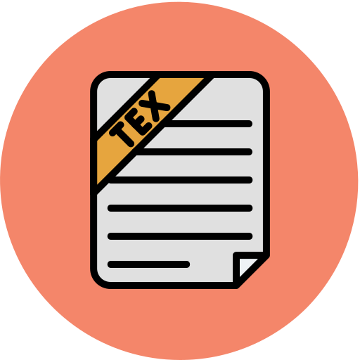 Tex file Generic color lineal-color icon