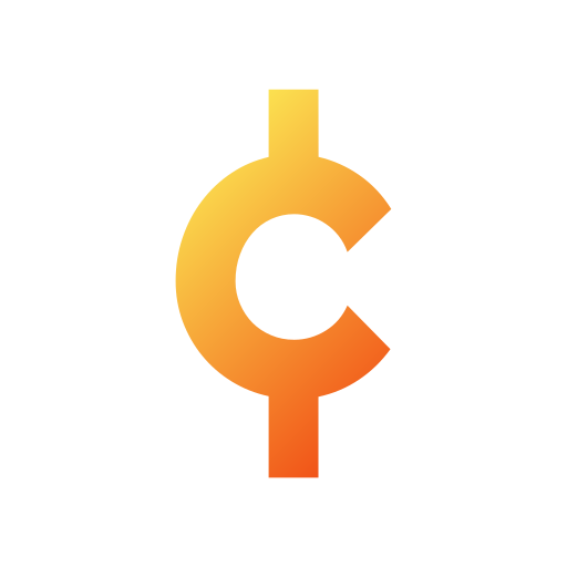 Cents Generic gradient fill icon