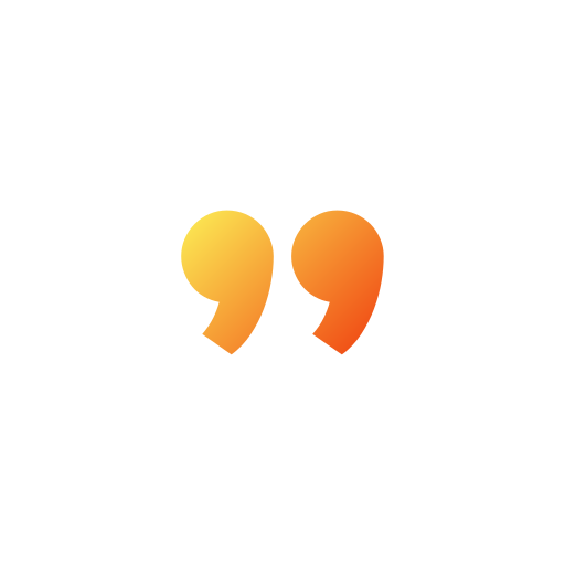 Right quotation Generic gradient fill icon