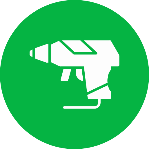 Hot glue gun Generic color fill icon