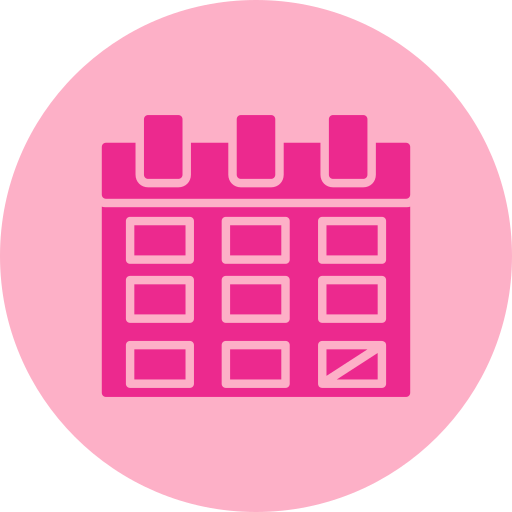 calendario Generic color fill icono