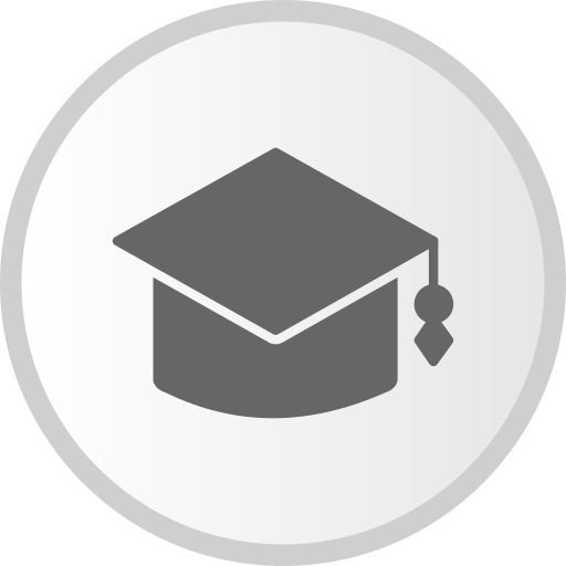Graduation cap Generic gradient fill icon