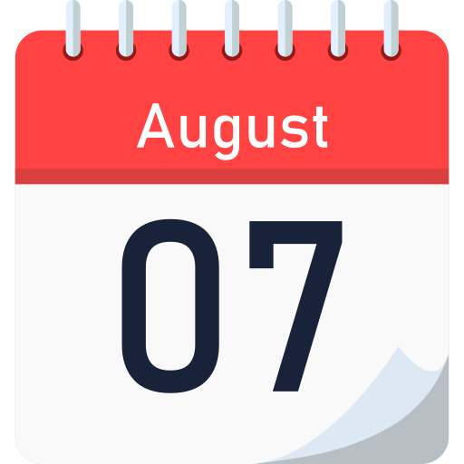 august Generic color fill icon