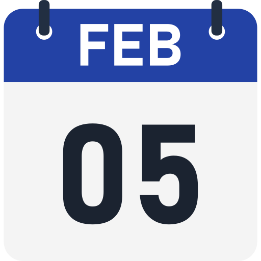februar Generic color fill icon