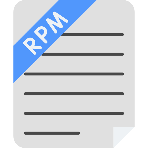 Rpm file Generic color fill icon