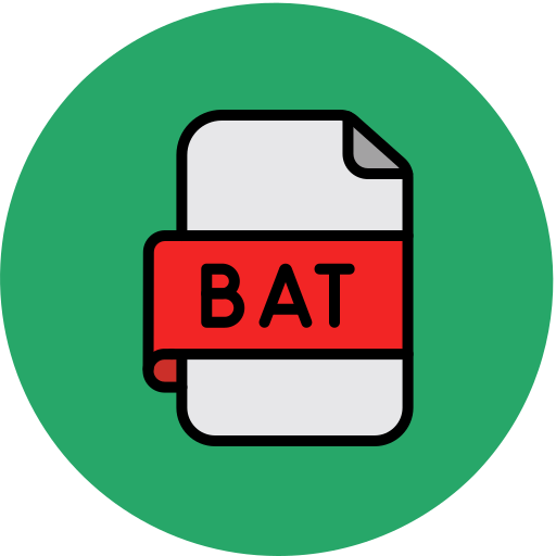 bat-datei Generic color lineal-color icon