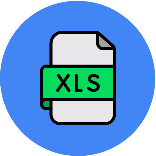 xls-файл Generic color lineal-color иконка