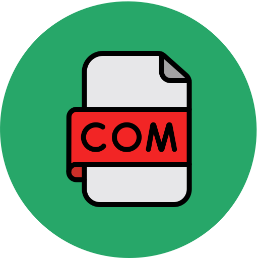 com-datei Generic color lineal-color icon