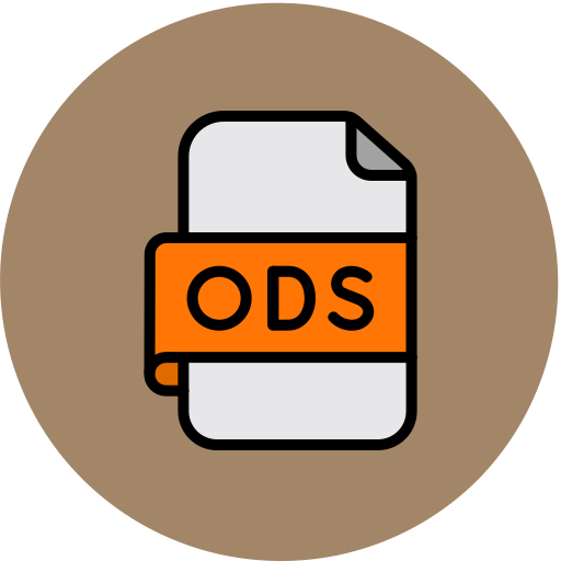 Ods file Generic color lineal-color icon