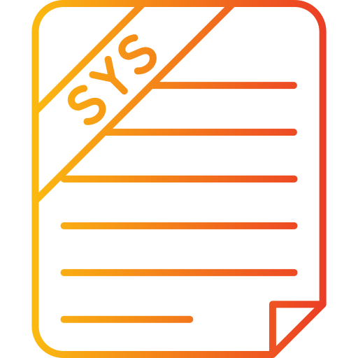 sys-datei Generic gradient outline icon