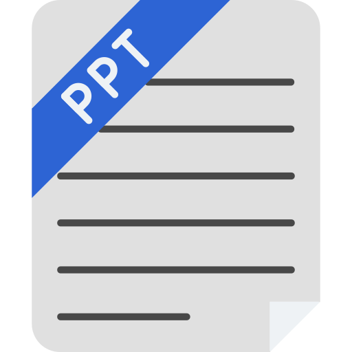 ppt-datei Generic color fill icon