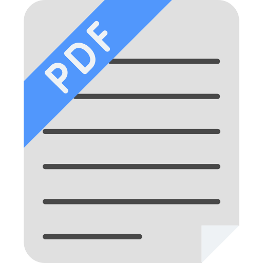 pdf 파일 Generic color fill icon