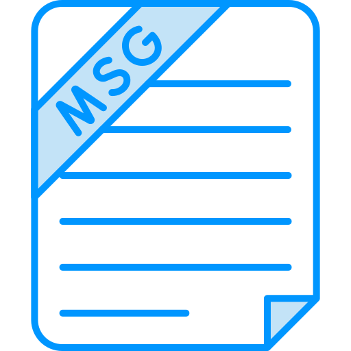 msg 파일 Generic color lineal-color icon