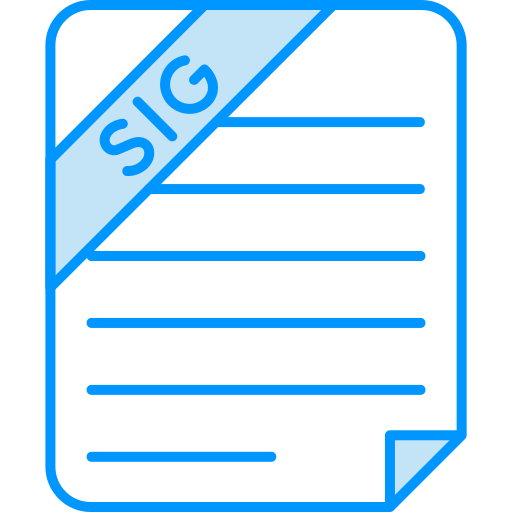 Signature Generic color lineal-color icon