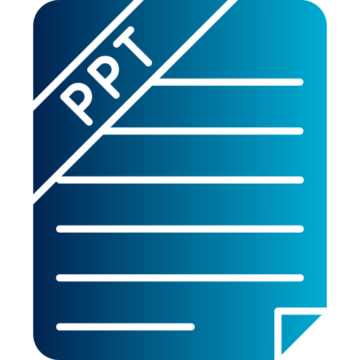 PPT file Generic gradient fill icon