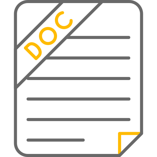 file doc Generic color outline icona