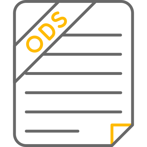 ods-файл Generic color outline иконка