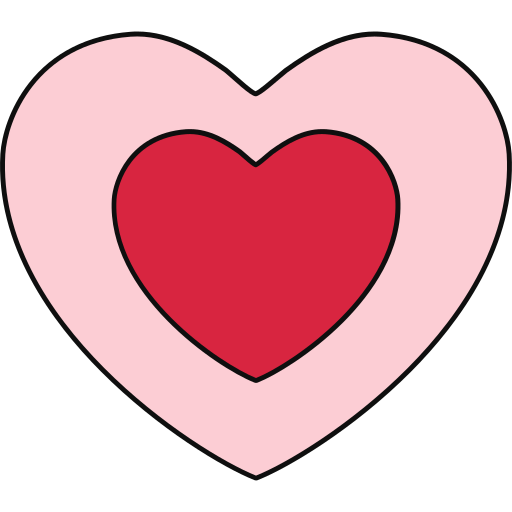 Сердце Generic color lineal-color иконка