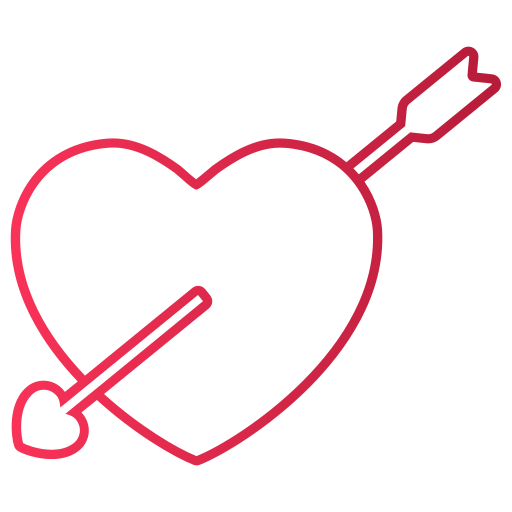 flecha de amor Generic gradient outline icono
