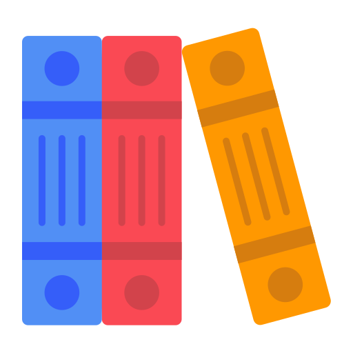 Binders Generic color fill icon
