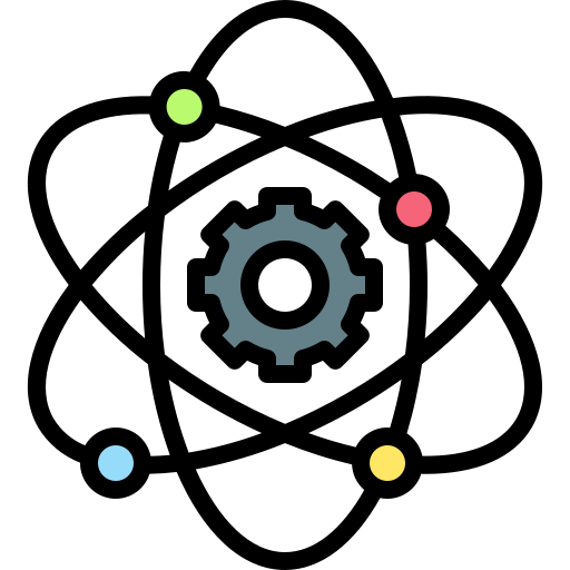 Átomos Generic color lineal-color icono