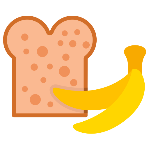 pan de banana Generic color fill icono